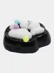 Черный сквиш антистресс кошачья лапка