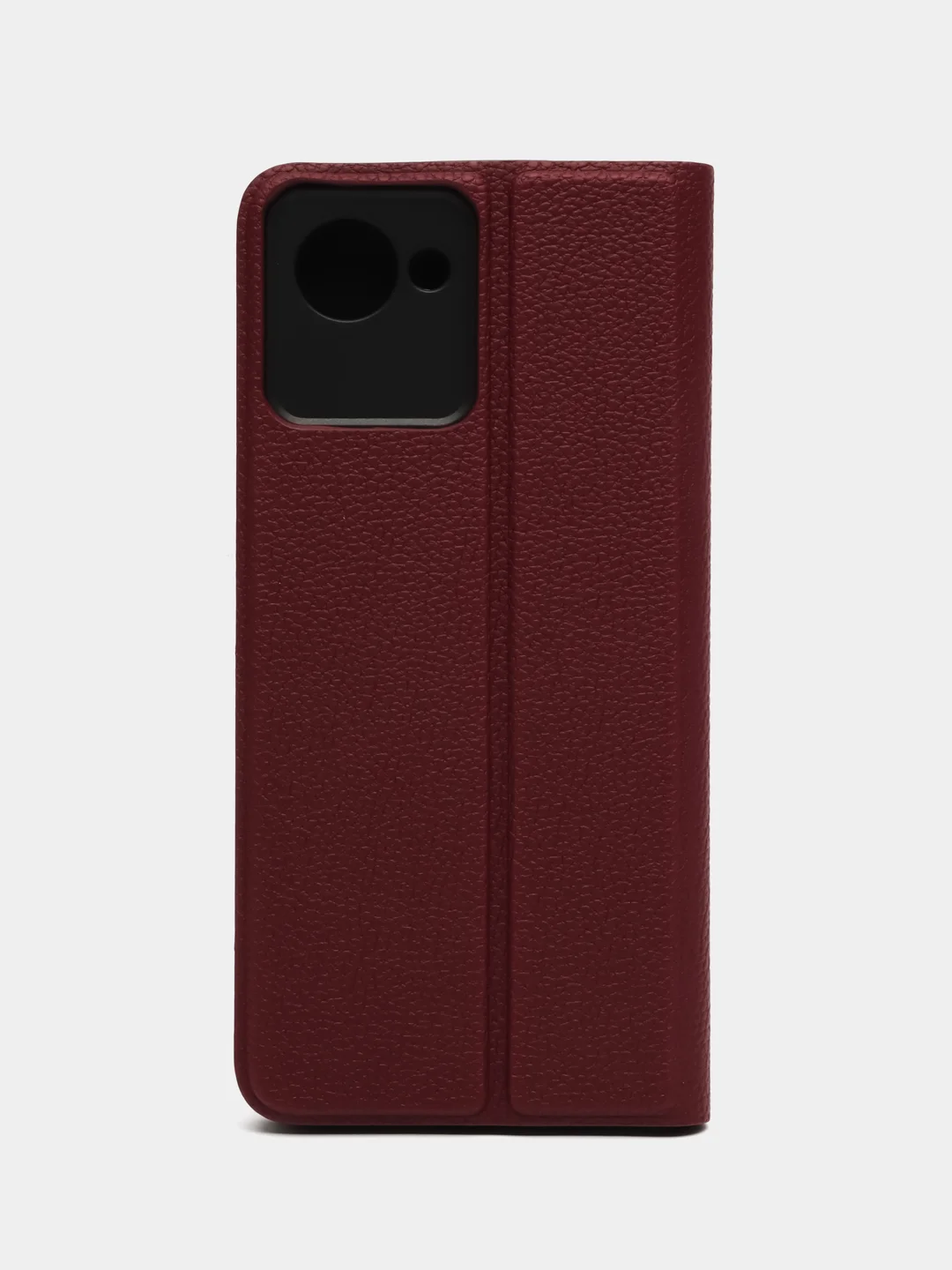Тёмно-бордовый чехол книжка на Realme C30 / C30S / Narzo 50i prime, Риалми С30 / С30с / Нарзо 50ай Прайм