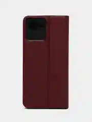 Тёмно-бордовый чехол книжка на Realme C30 / C30S / Narzo 50i prime, Риалми С30 / С30с / Нарзо 50ай Прайм