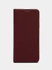 Тёмно-бордовый чехол книжка на Realme C30 / C30S / Narzo 50i prime, Риалми С30 / С30с / Нарзо 50ай Прайм