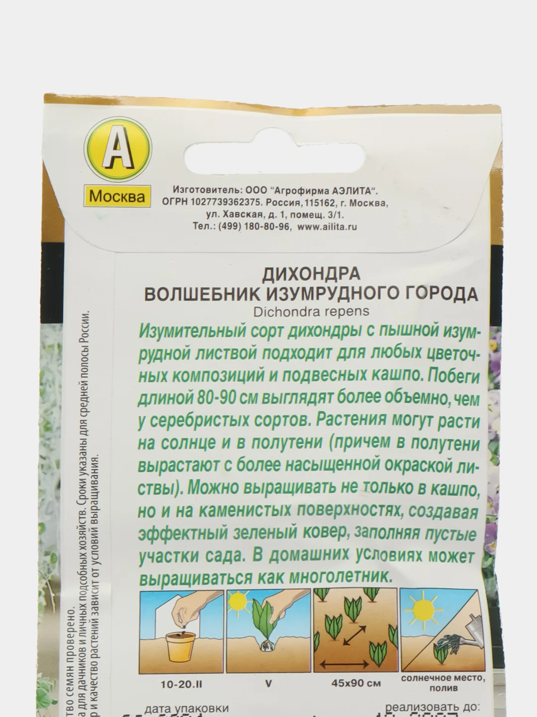 Дихондра Волшебник Изумрудного города (семена,цветы)