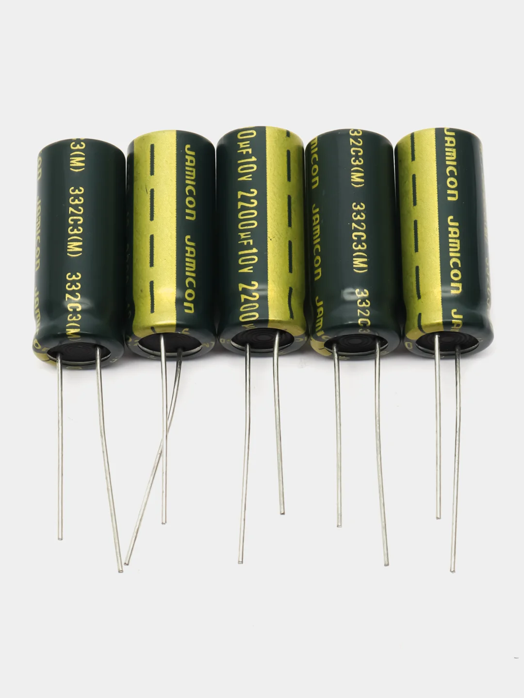 5 штук 2200мкФ 10в Конденсатор LOW ESR 2200UF 10V 105C 10х24 WL JAMICON