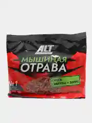 Отрава, приманка для мышей и крыс ALT, 200 гр.,гранулы+зерно