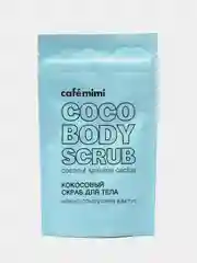 Cafe mimi Кокосовый скраб для тела кокос спирулина кактус, 150 г