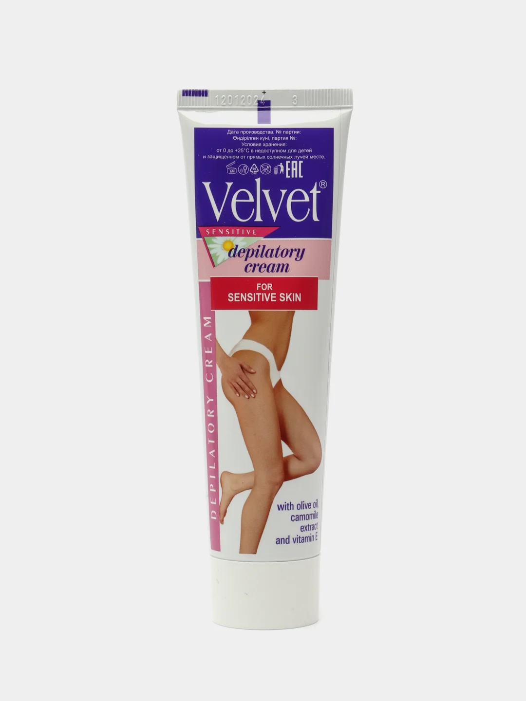 Velvet Sensitive Крем для депиляции для чувствительной кожи, 100 мл