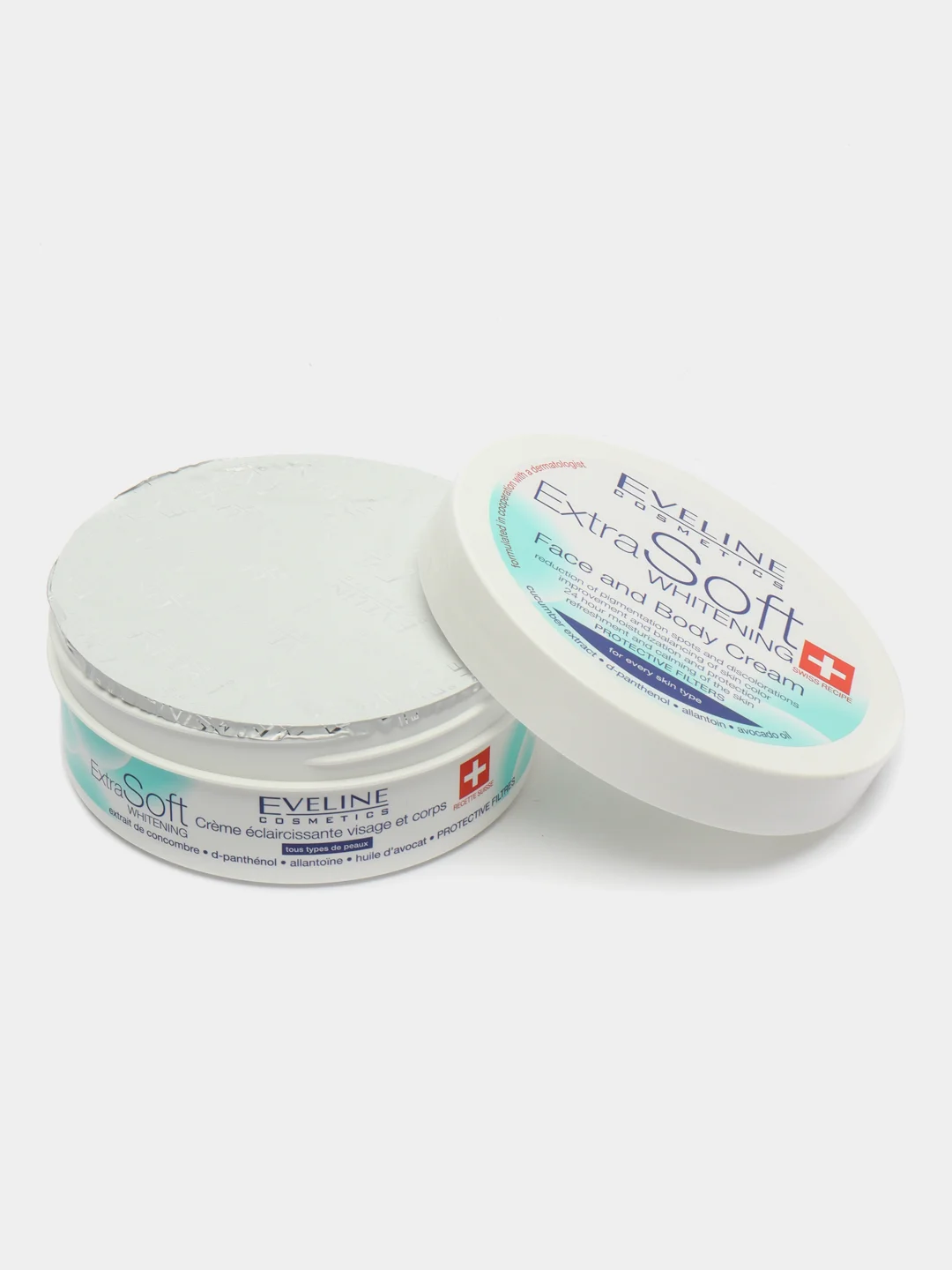 Eveline Отбеливающий крем для лица и тела Extra soft whitening, 200 мл
