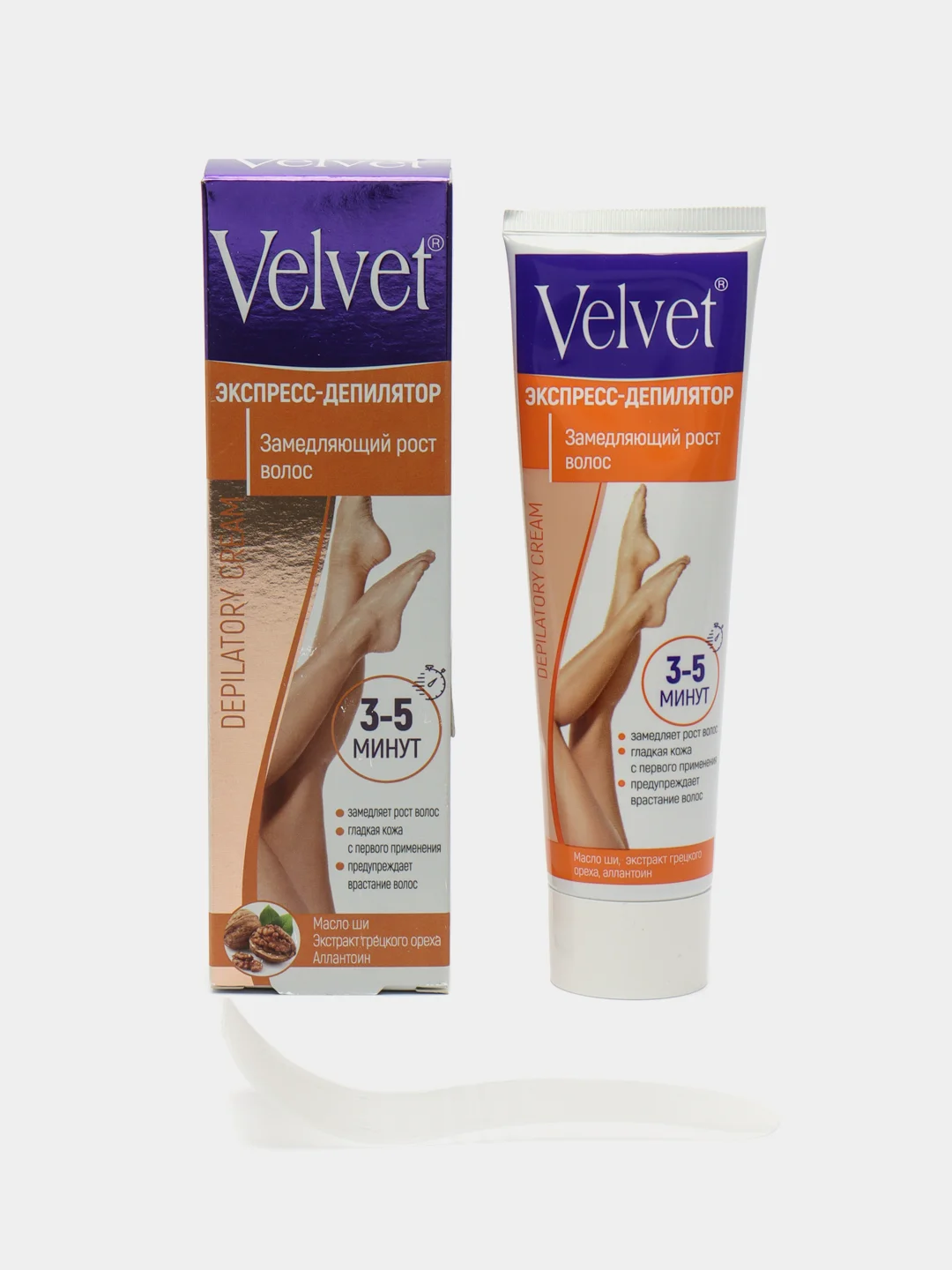 VelVet Экспресс депилятор, замедляющий рост волос, 100 мл