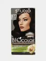Комплект STUDIO Professional BIOcolor для окрашивания волос 3.4 горячий шоколад