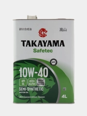 TAKAYAMA SAE API SL/СF 10W-40 Масло моторное, Полусинтетическое, 4 л