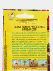 Колеус блюме Крокодил Гена, смесь сортов (семена,цветы)