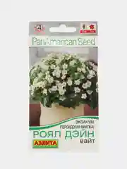 Экзакум (Персидская фиалка) Роял дэйн вайт (семена,цветы)