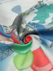 Белый комплект постельного белья, с новогодним рисунком ,1,5  спальный Ткань -сатин (хлопок)