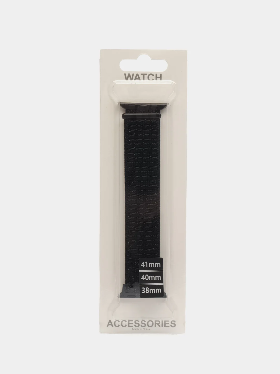 Черный нейлоновый ремешок Apple Watch 38/42/44