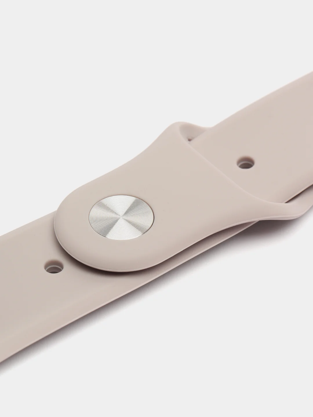 Бежевый меланж силиконовый ремешок для Apple Watch 42/44