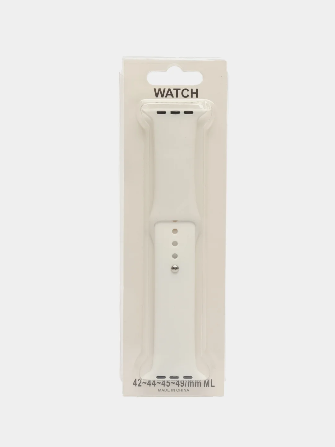 Белый силиконовый ремешок для Apple Watch 42/44