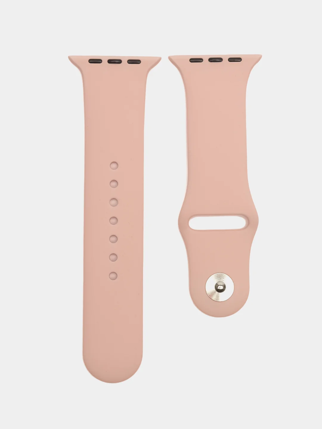 Розовый силиконовый ремешок для Apple Watch 42/44