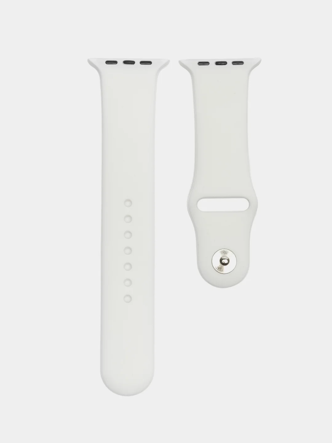 Белый силиконовый ремешок для Apple Watch 42/44