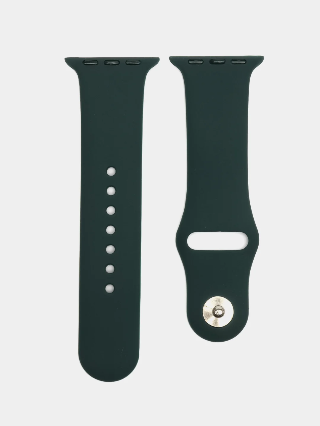 Тёмно-зелёный силиконовый ремешок для Apple Watch 42/44