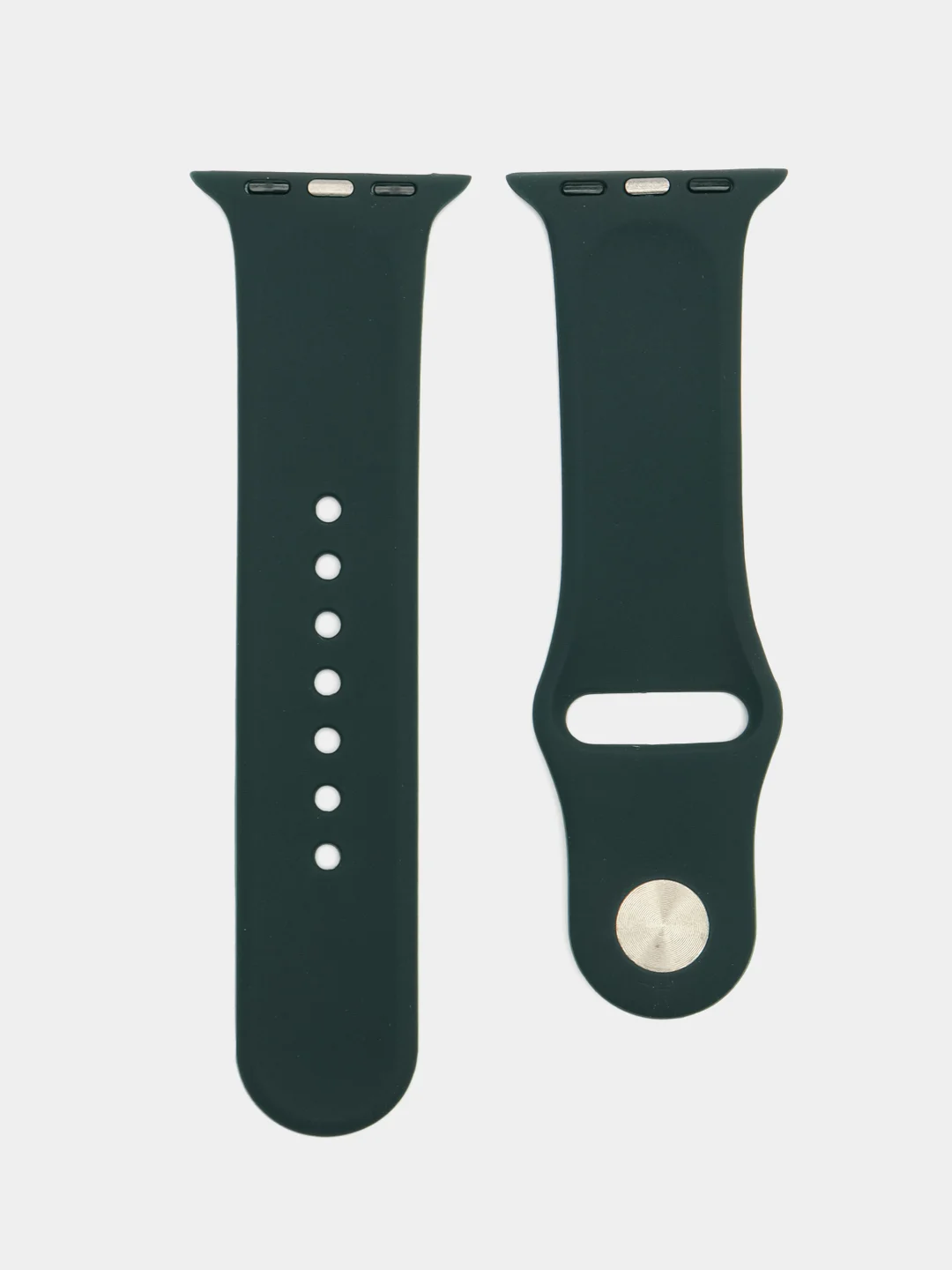 Тёмно-зелёный силиконовый ремешок для Apple Watch 42/44