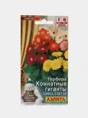 Гербера Комнатные гиганты, смесь сортов (семена,цветы)