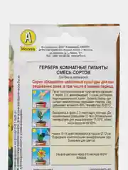 Гербера Комнатные гиганты, смесь сортов (семена,цветы)