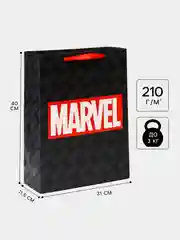 Красный пакет подарочный "Marvel"