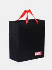 Черный пакет подарочный "Marvel"