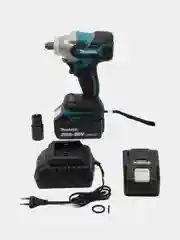 Тёмно-бирюзовый гайковерт бесщеточный аккумуляторный Makita 26V