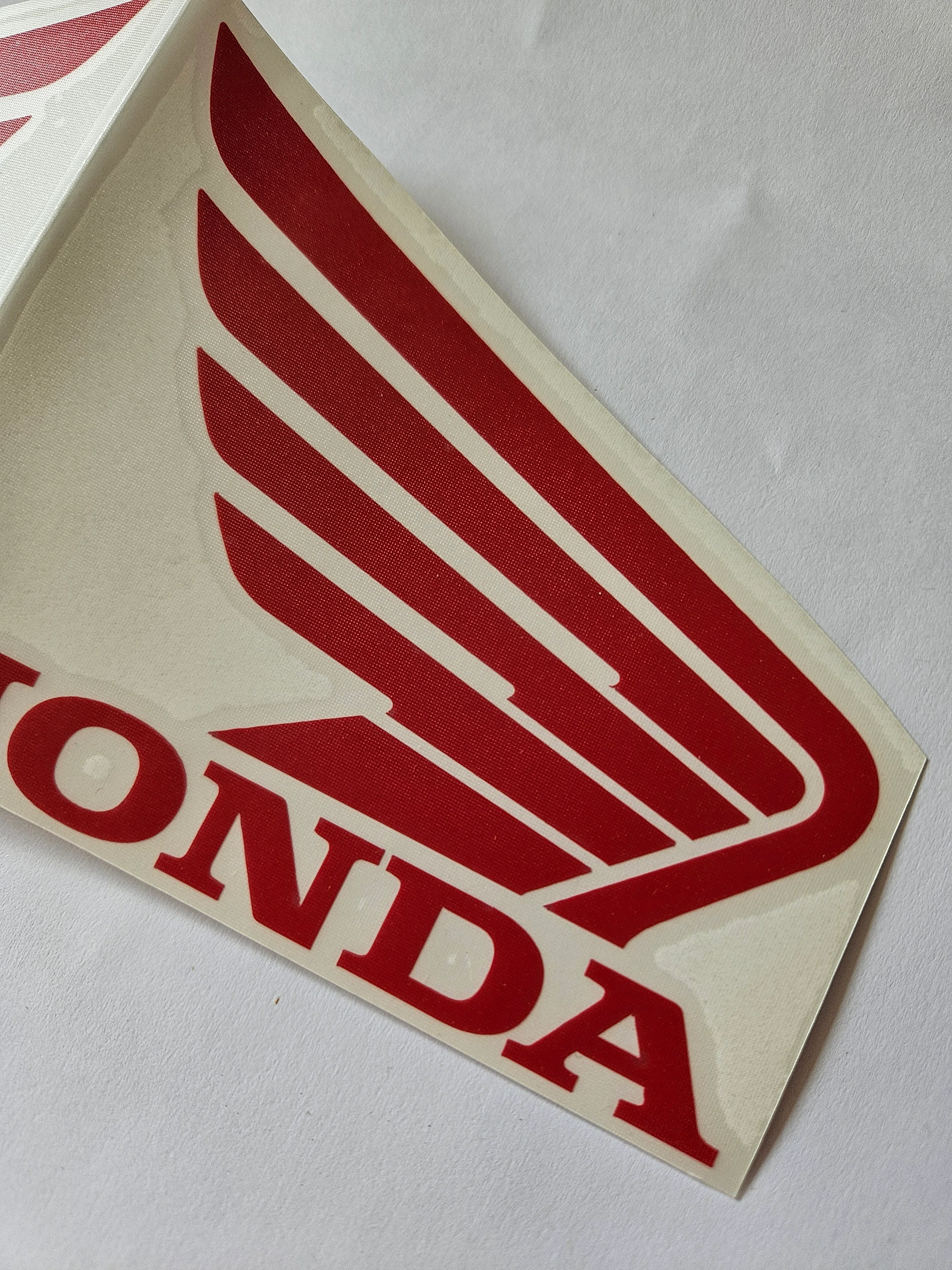 Красный наклейка на мотоцикл Honda хонда крылья логотип эмблема