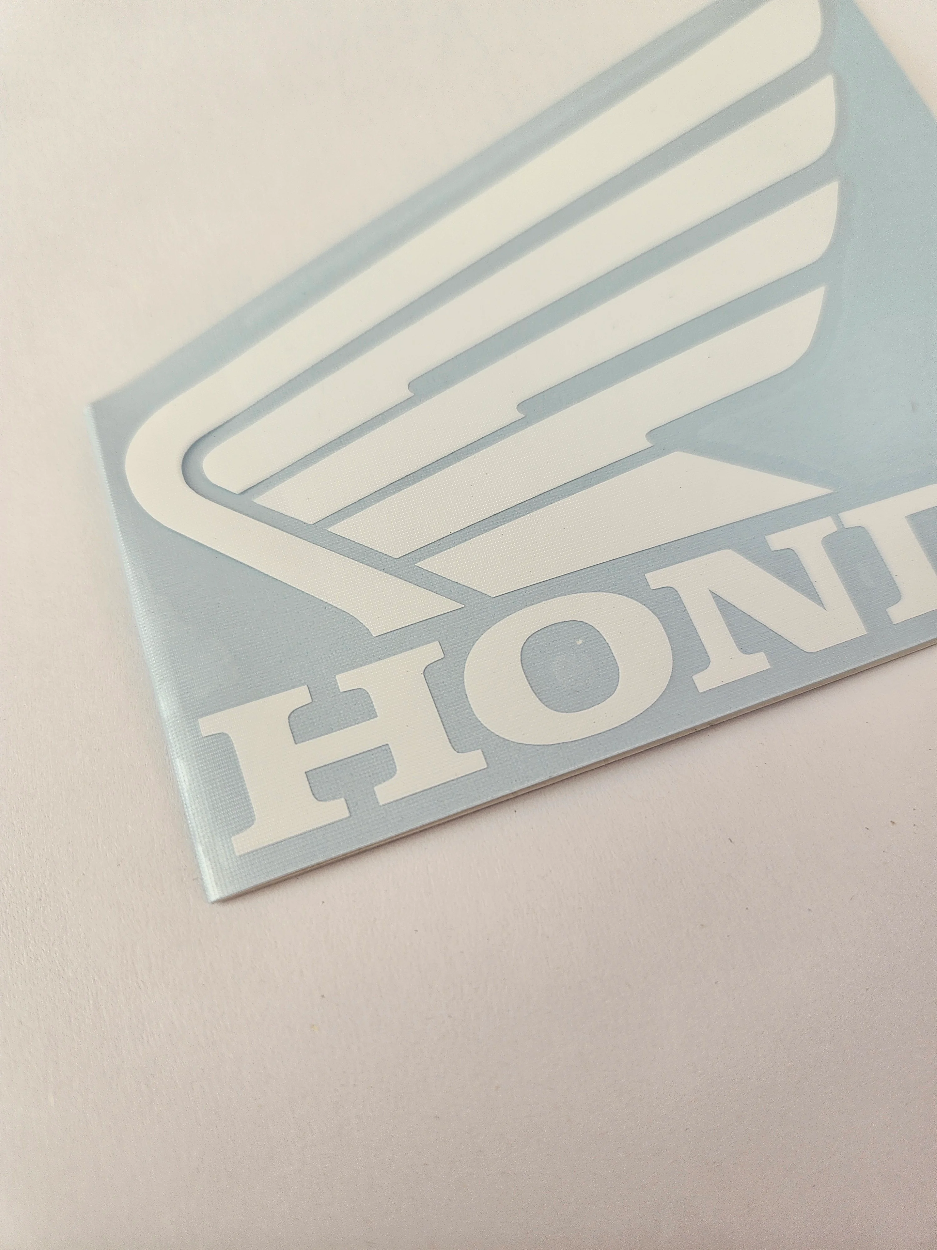 Белый наклейка на мотоцикл Honda хонда крылья логотип эмблема