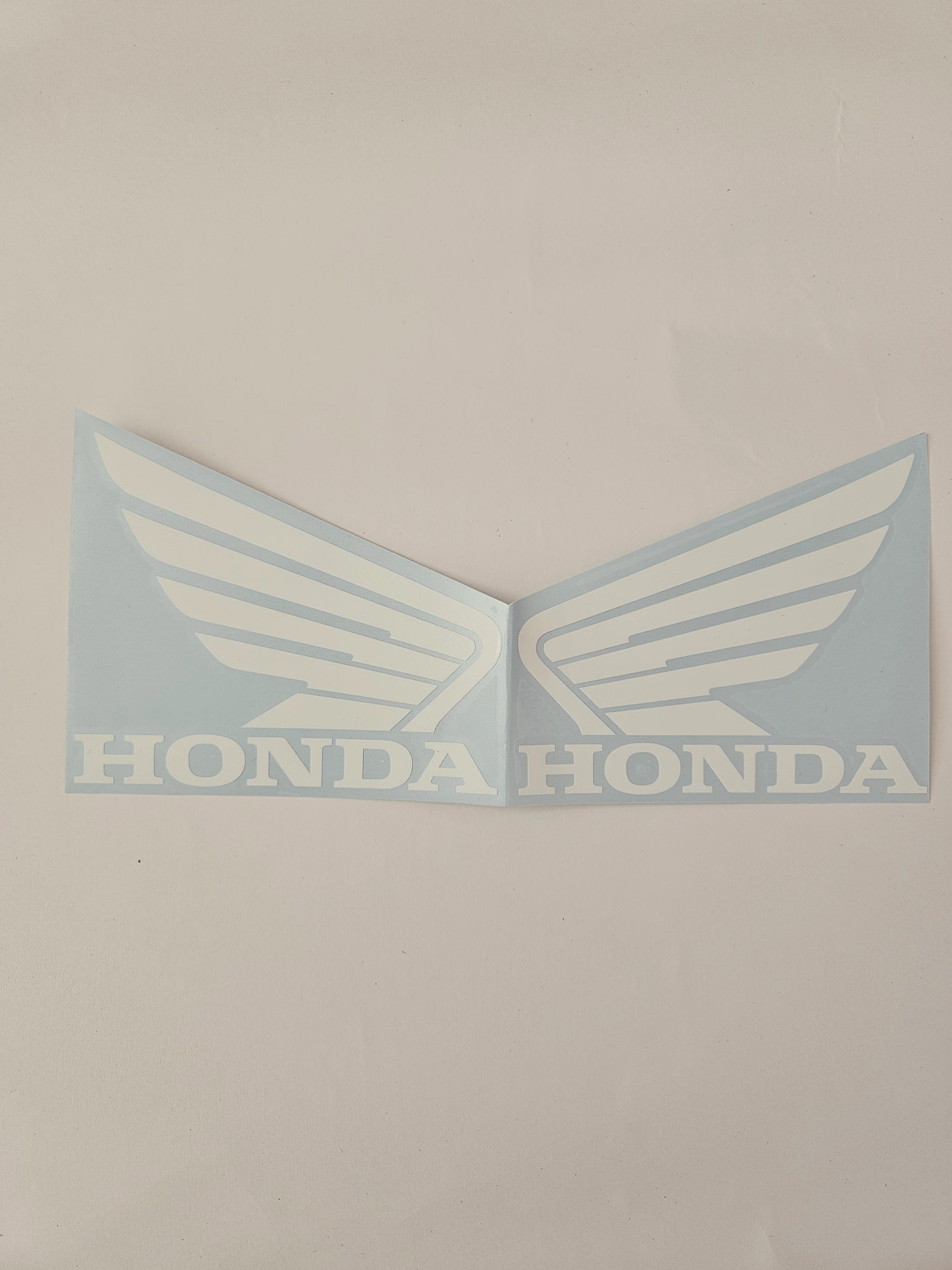 Белый наклейка на мотоцикл Honda хонда крылья логотип эмблема