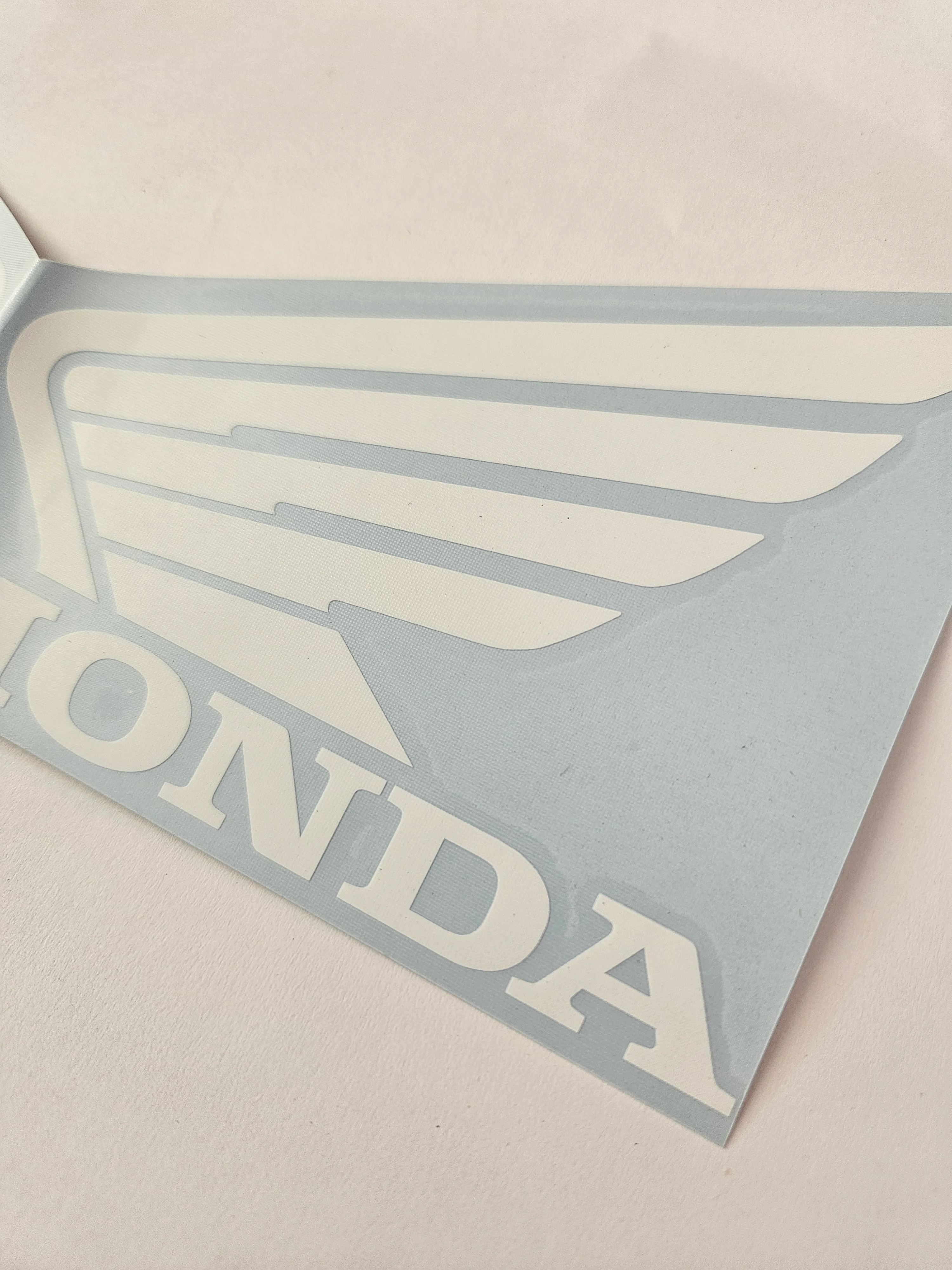 Белый наклейка на мотоцикл Honda хонда крылья логотип эмблема