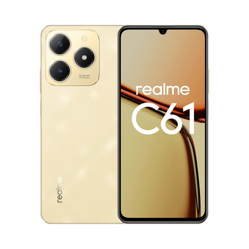Смартфон realme, C61, 6 ГБ, 128 ГБ