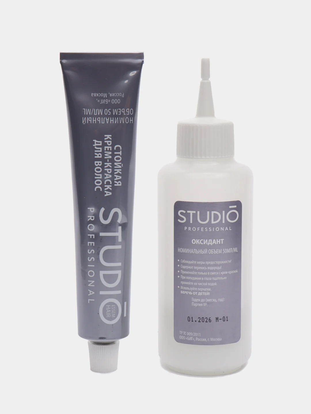 Комплект для окрашивания волос Studio Professional Ultra 10.71, жемчужный блонд
