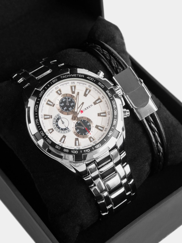 Мужские часы Curren 8023 с браслетом
