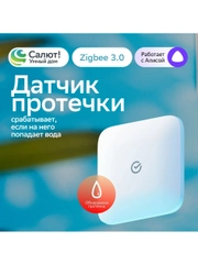 Умный датчик протечки воды Sber, система защиты от затопления и контроль утечки