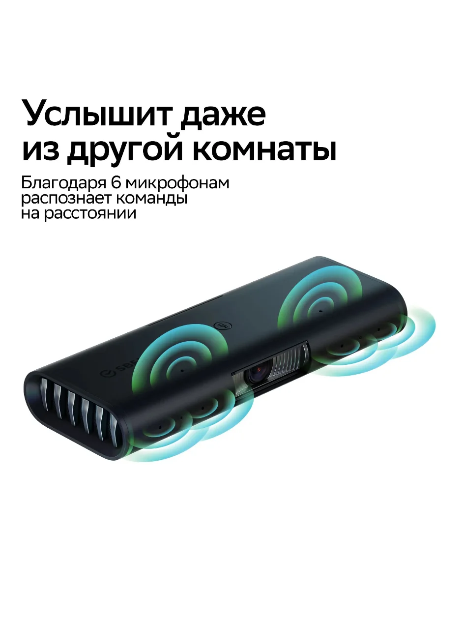Цифровая смарт ТВ-приставка SberBox TOP с умной камерой