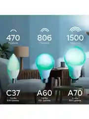 Умная сверхъяркая лампа Sber с адаптивным светом E27/A70/14 Вт/1500Лм/WiFi
