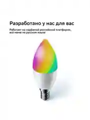 Умная лампа Sber с адаптивным светом E14/C37/6 Вт/470 Лм/WiFi