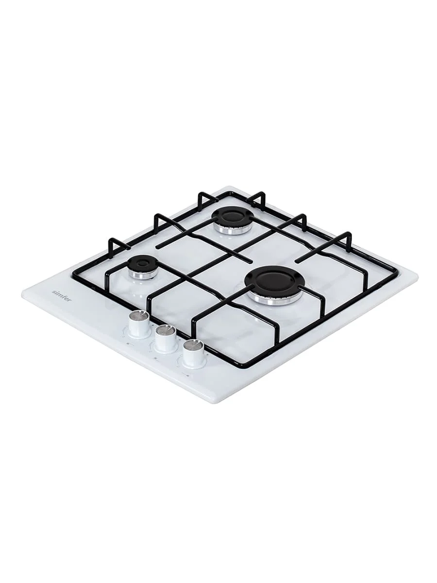 Белый газовая варочная панель Simfer H45V30B470 H45V30M470 H45V30W470 решетки эмаль, автоподжиг