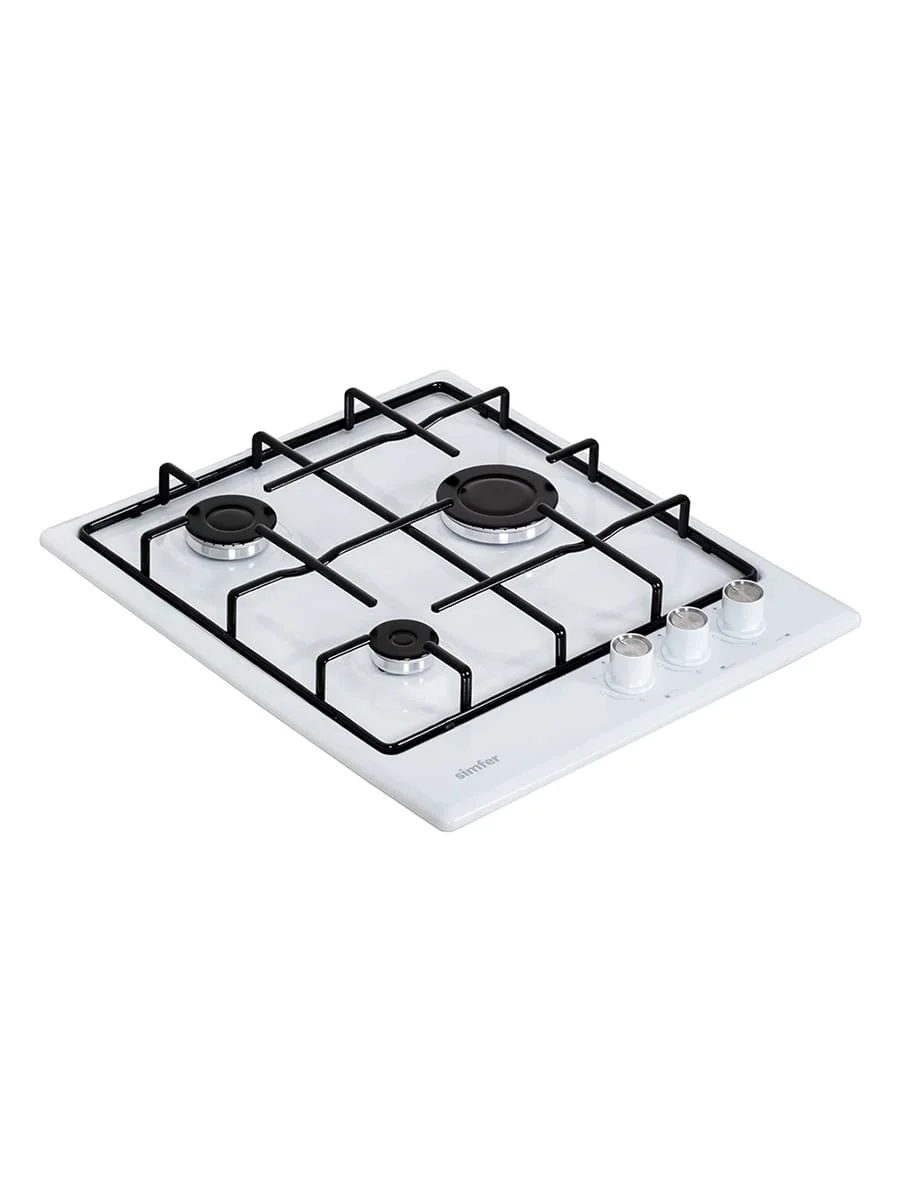 Белый газовая варочная панель Simfer H45V30B470 H45V30M470 H45V30W470 решетки эмаль, автоподжиг