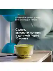 Черный умная колонка Sberboom Mini 2 с голосовым ассистентом Салют и Gigachat, черный