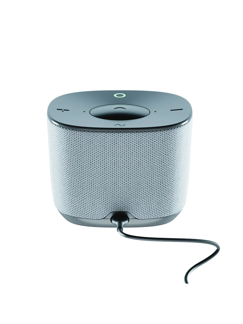 Серый умная колонка Sberboom Home с голосовым ассистентом Салют, Zigbee и Gigachat, Туманный