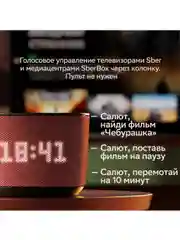 Серый умная колонка Sberboom Home с голосовым ассистентом Салют, Zigbee и Gigachat, Туманный