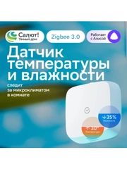 Датчик температуры и влажности воздуха в помещении для Умного дома Sber SBDV-00079