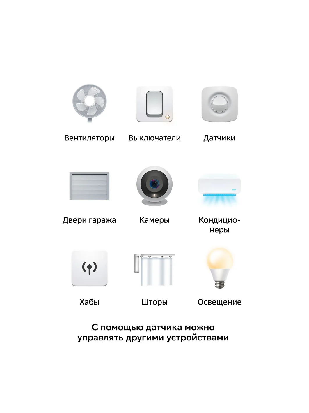 Белый датчик температуры и влажности воздуха в помещении для Умного дома Sber SBDV-00079