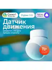 Датчик движения настенный комнатный для Умного дома и освещения на батарейках Sber