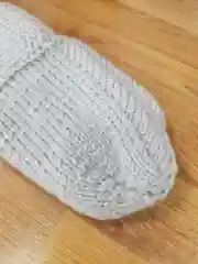 Бежевый шерстяные следки ручной вязки