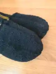 Черный шерстяные следки ручной вязки