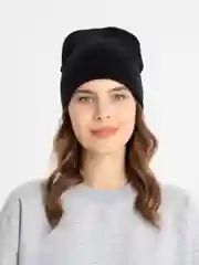 Черный шапка женская